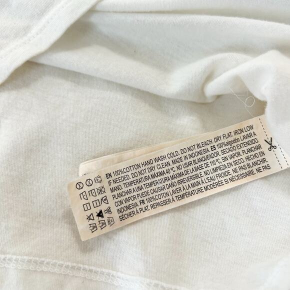 Forever 21 Blue White California Graphic Crop Tank Top Retro Y2K Style EUC S - Picture 4 of 5